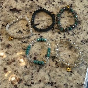Erimish Teal Bracelet Stack